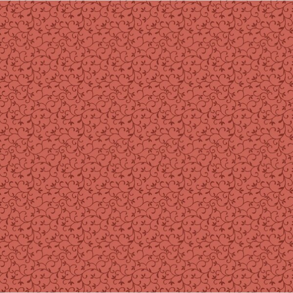 TRICOL. ARABESQUE CORAL - 100% ALGODÃO - 78338/0071