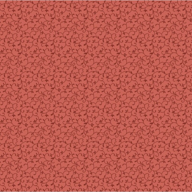 TRICOL. ARABESQUE CORAL - 100% ALGODÃO - 78338/0071
