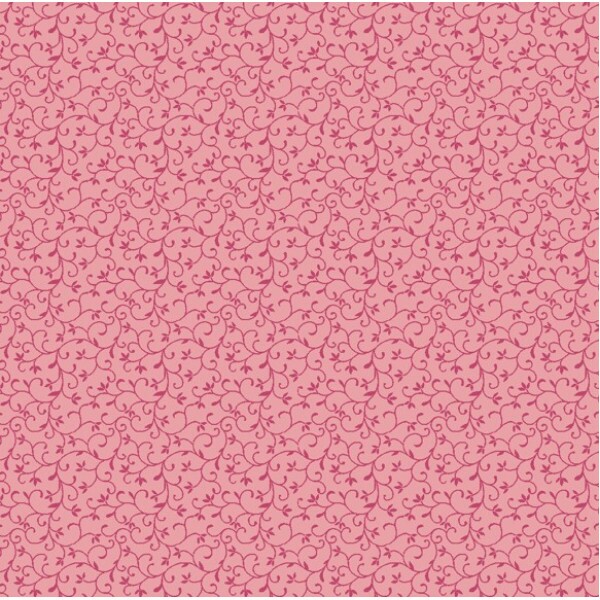 TRICOL. ARABESQUE ROSA CHICLETE - 100% ALGODÃO - 78338/0070
