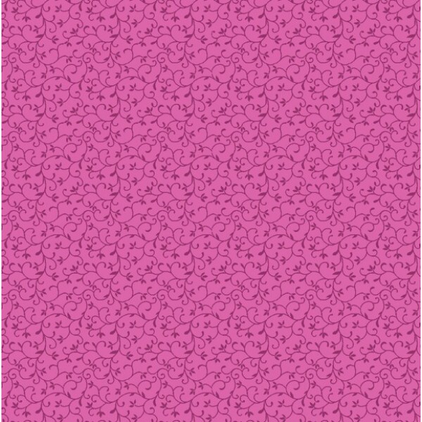 TRICOL. ARABESQUE FÚCSIA - 100% ALGODÃO - 78338/0082