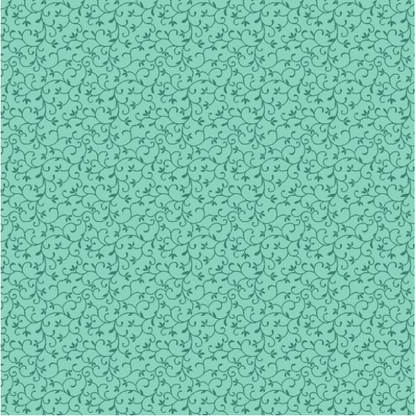 TRICOL. ARABESQUE VERDE MENTA - 100% ALGODÃO - 78338/0076