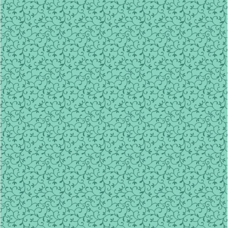 TRICOL. ARABESQUE  VERDE MENTA - 100% ALGODÃO - 78338/0076
