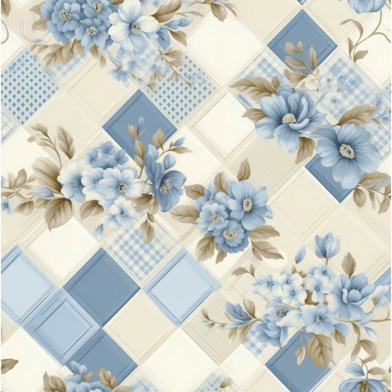 JL26 - TRICOL. COLEÇÃO SKY FLORAL - PATCH FLOR - 100% ALGODÃO A5468/001
