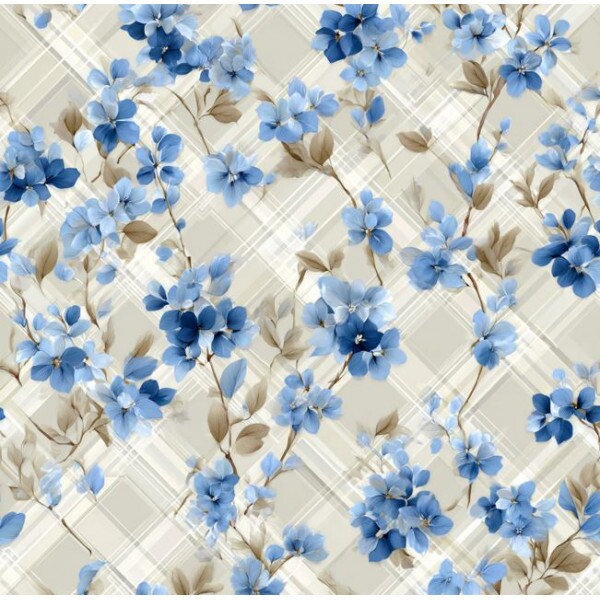 JL26 - TRICOL. COLEÇÃO SKY FLORAL - FLORES MIÚDAS - 100% ALGODÃO A5467/001
