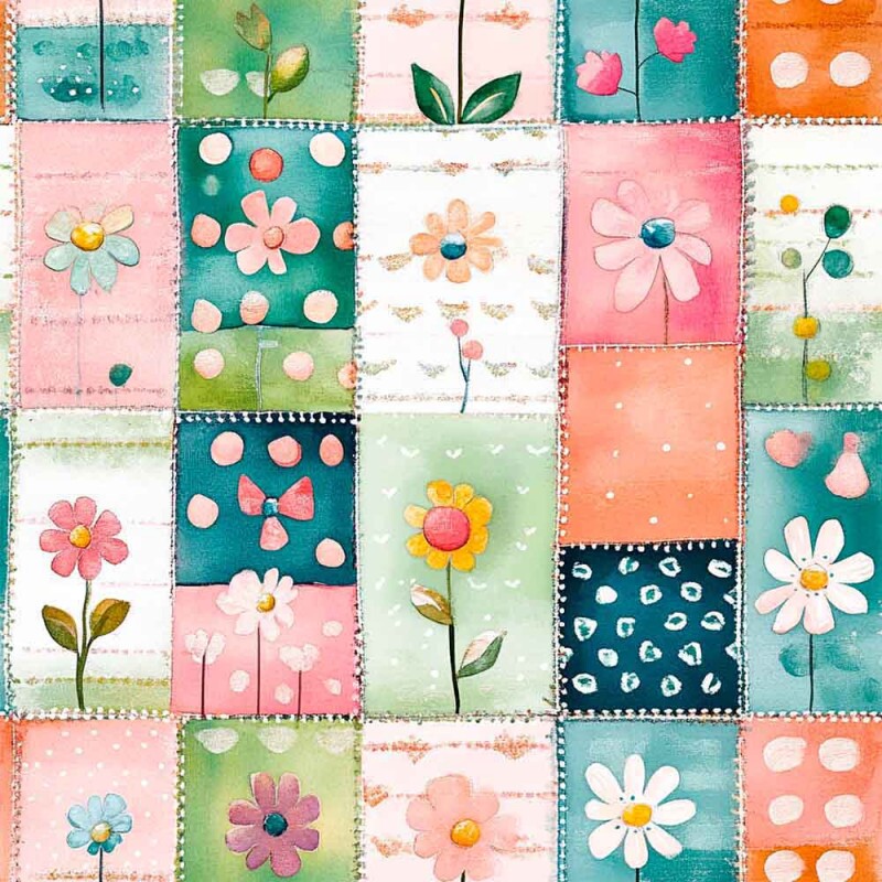 TRICOL. PATCH OLIVIA - 100% ALGODÃO DIGITAL - 95423/001D