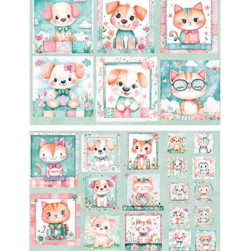 TRICOL. PAINEL PETS OLIVIA - 100% ALGODÃO DIGITAL - 95433/001D