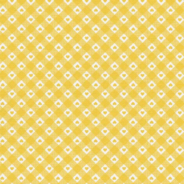 TRICOL. LINHA CRIATIVA CORAÇÃO COUNTRY AMARELO - 100% ALGODÃO
