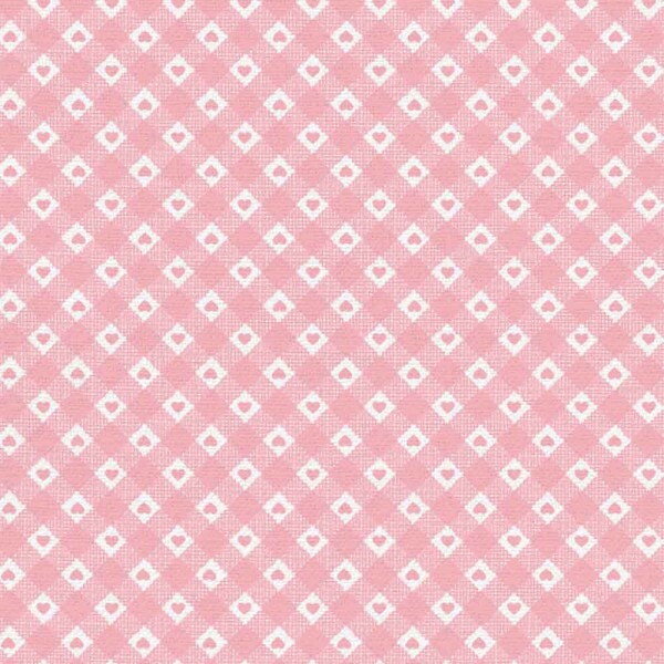 TRICOL. LINHA CRIATIVA CORAÇÃO COUNTRY ROSA - 100% ALGODÃO