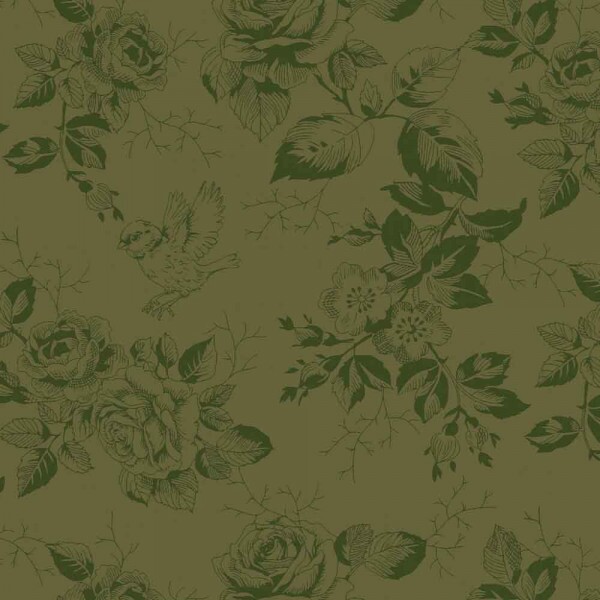 TRICOL. LINHA CRIATIVA FLEUR VERDE - 100% ALGODÃO