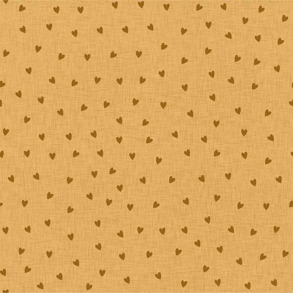 TRICOL. LINHA CRIATIVA CORACAO COM TEXTURA MOSTARDA - 100% ALGODAO