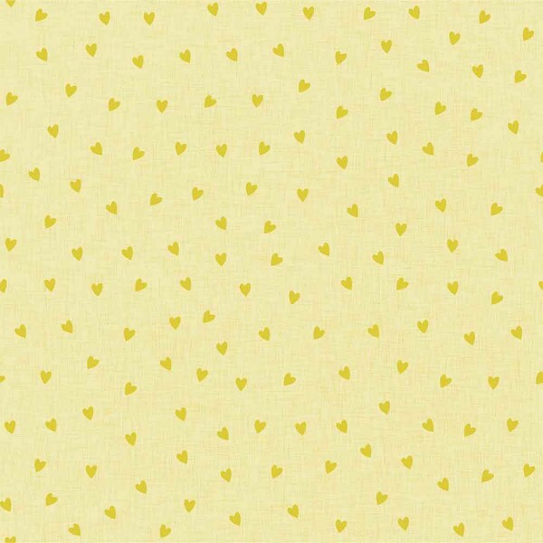 TRICOL. LINHA CRIATIVA CORACAO COM TEXTURA CANARIO - 100% ALGODAO