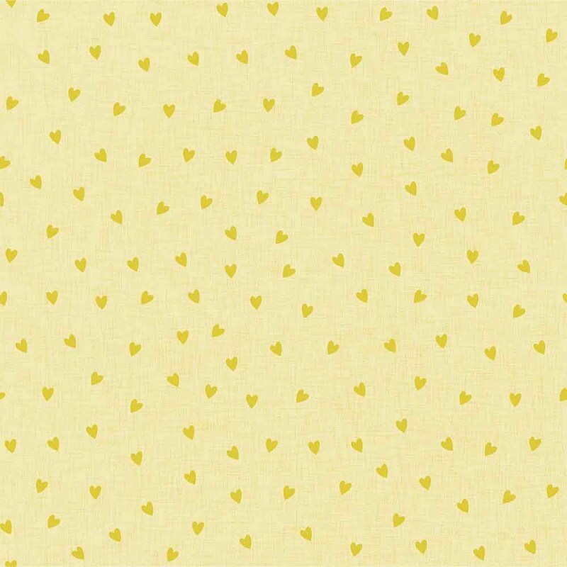 TRICOL. LINHA CRIATIVA CORACAO COM TEXTURA CANARIO - 100% ALGODAO