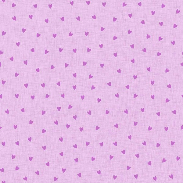TRICOL. LINHA CRIATIVA CORACAO COM TEXTURA LILAS CANDY - 100% ALGODAO