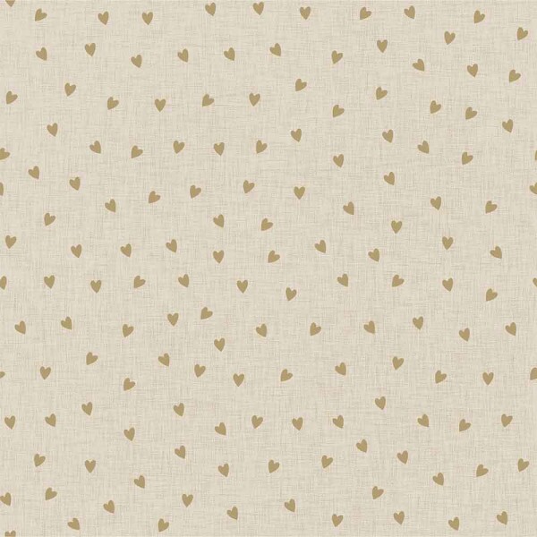 TRICOL. LINHA CRIATIVA CORACAO COM TEXTURA BEGE - 100% ALGODAO