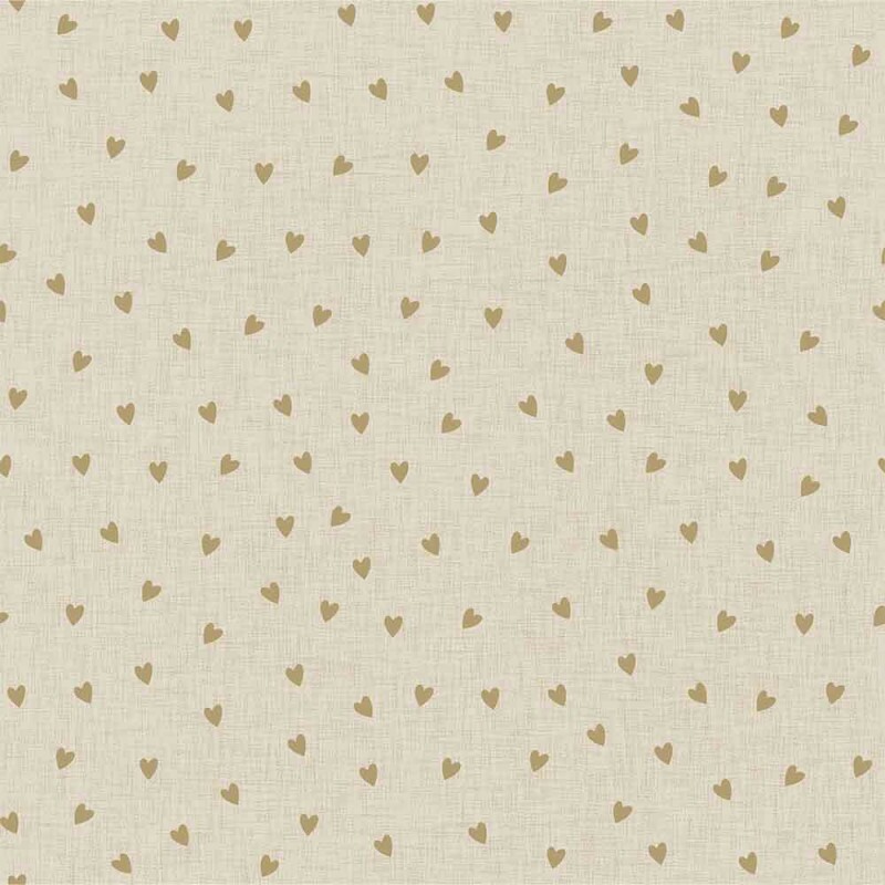 TRICOL. LINHA CRIATIVA CORACAO COM TEXTURA BEGE - 100% ALGODAO