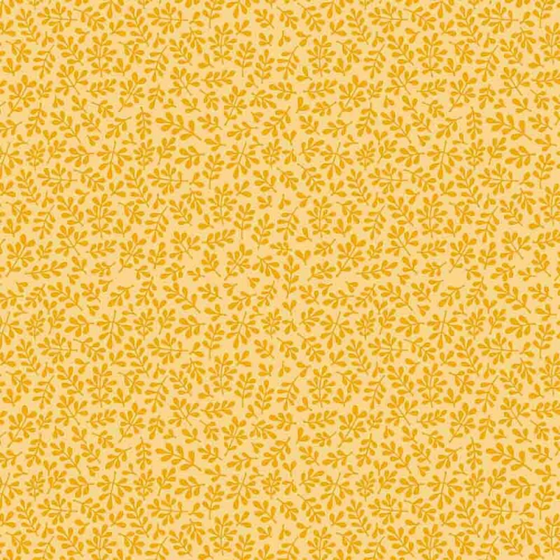TRICOL. LINHA CRIATIVA FOLHINHAS AMARELO - 100% ALGODAO