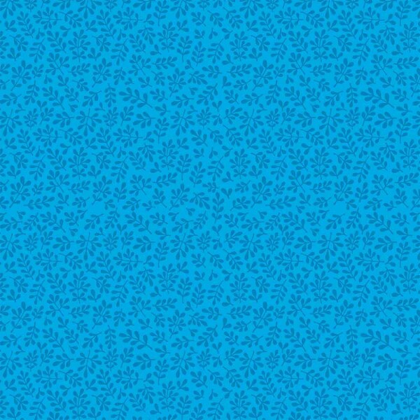 TRICOL. LINHA CRIATIVA FOLHINHAS AZUL CÉU - 100% ALGODAO