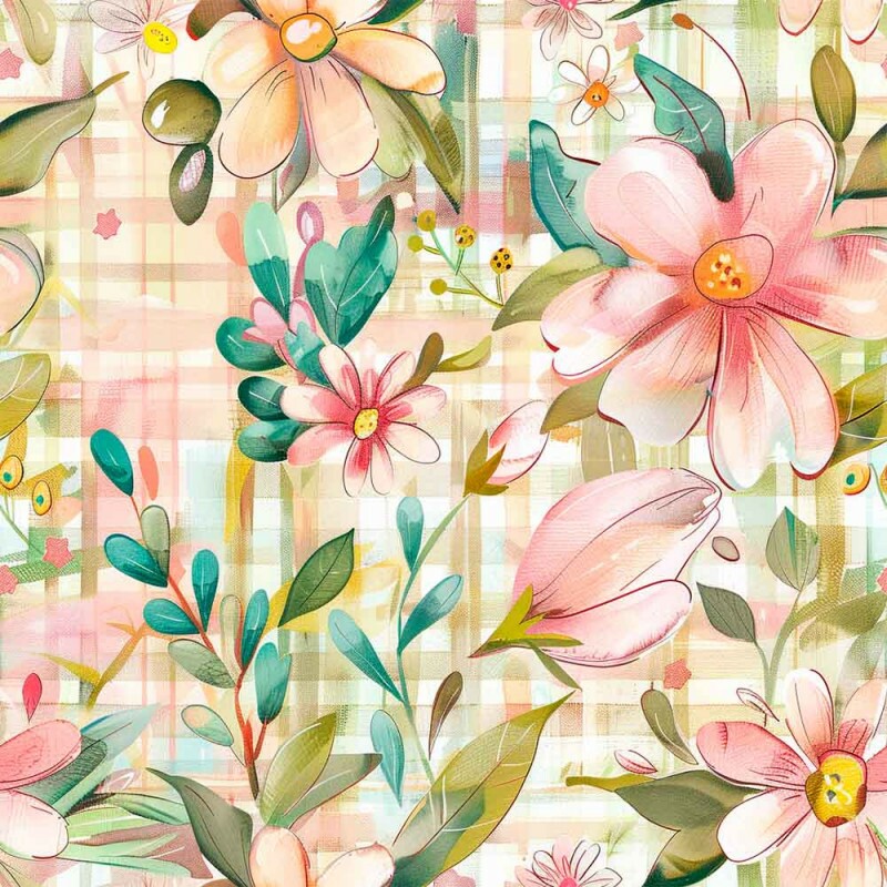 MI25 - TRICOL. DIGITAL 100% ALGODAO COLEÇÃO ENCANTAMENTO - FLORES ENCANTADAS 1 - 92948/001D