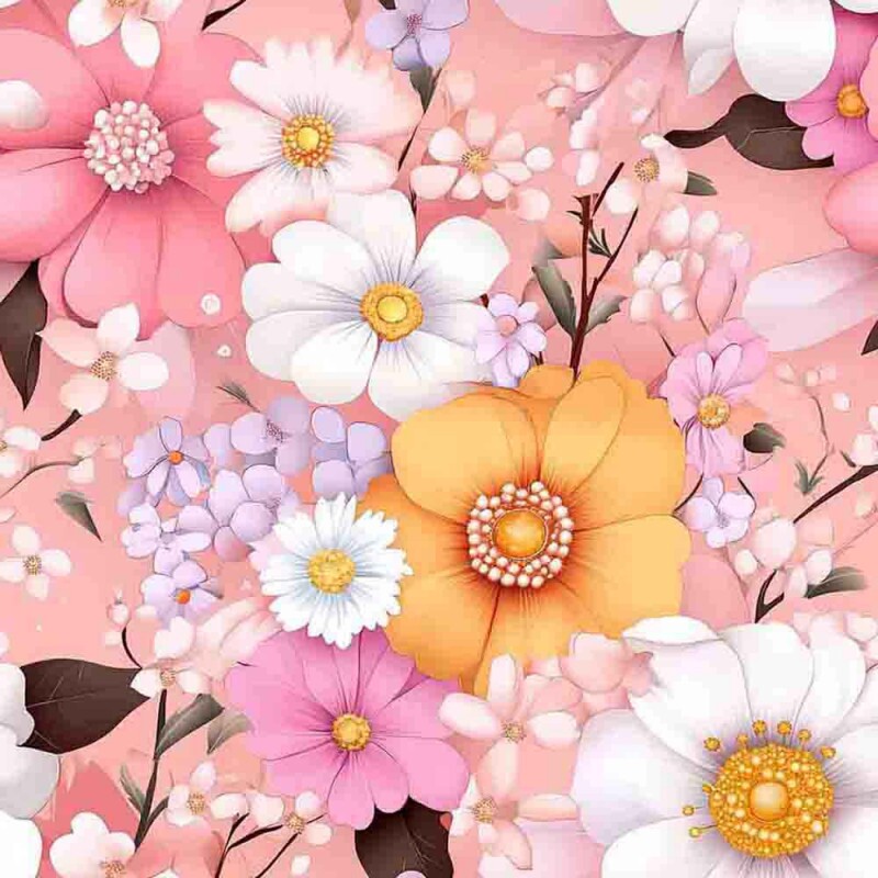 JN25 - TRICOL. DIGITAL 100% ALGODAO -  COLEÇÃO SUNNY DAYS  - SUNNY FLOWERS