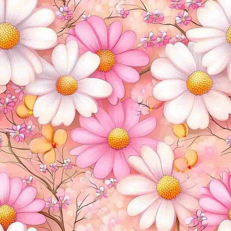 JN25 - TRICOL. DIGITAL 100% ALGODAO -  COLEÇÃO SUNNY DAYS  - SUNNY DAISIES