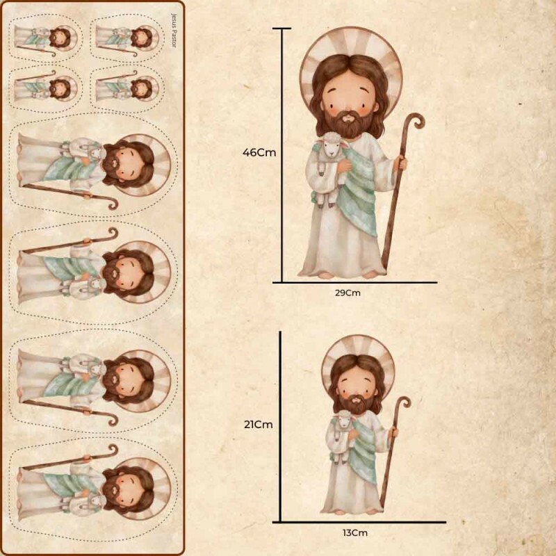 MI25 - TRICOL. DIGITAL 100% ALGODAO  - JESUS PASTOR - 98859/001D