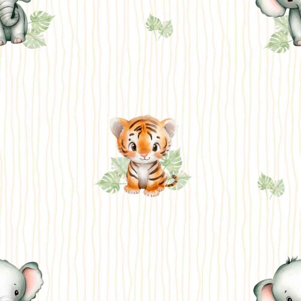 INFL25 - TRICOL. SS SAFARI LISTRINHAS- 100% ALGODÃO - 00649/001D