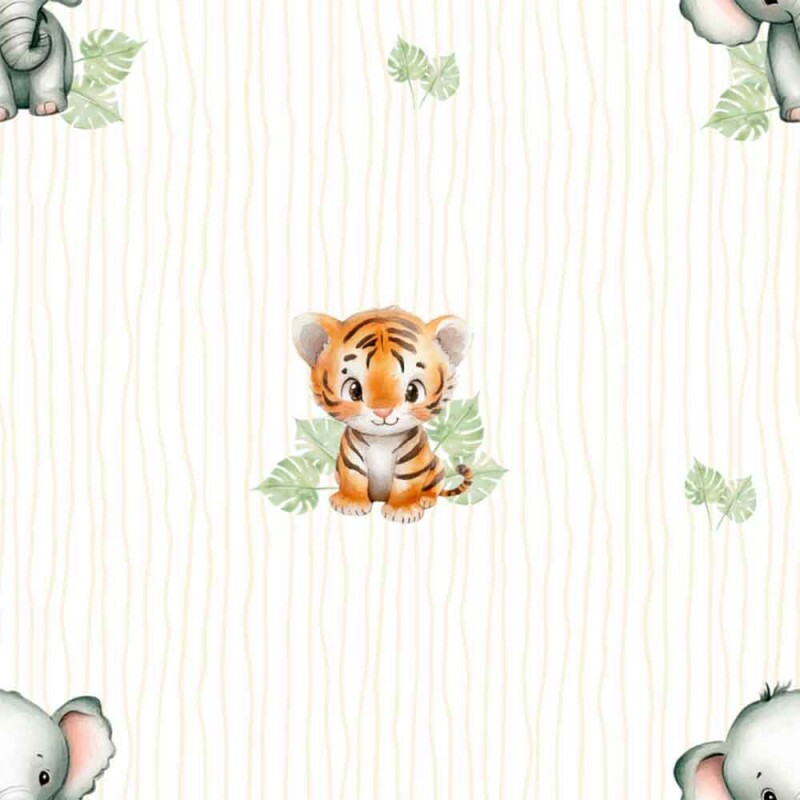 INFL25 - TRICOL. SS SAFARI LISTRINHAS- 100% ALGODÃO - 00649/001D