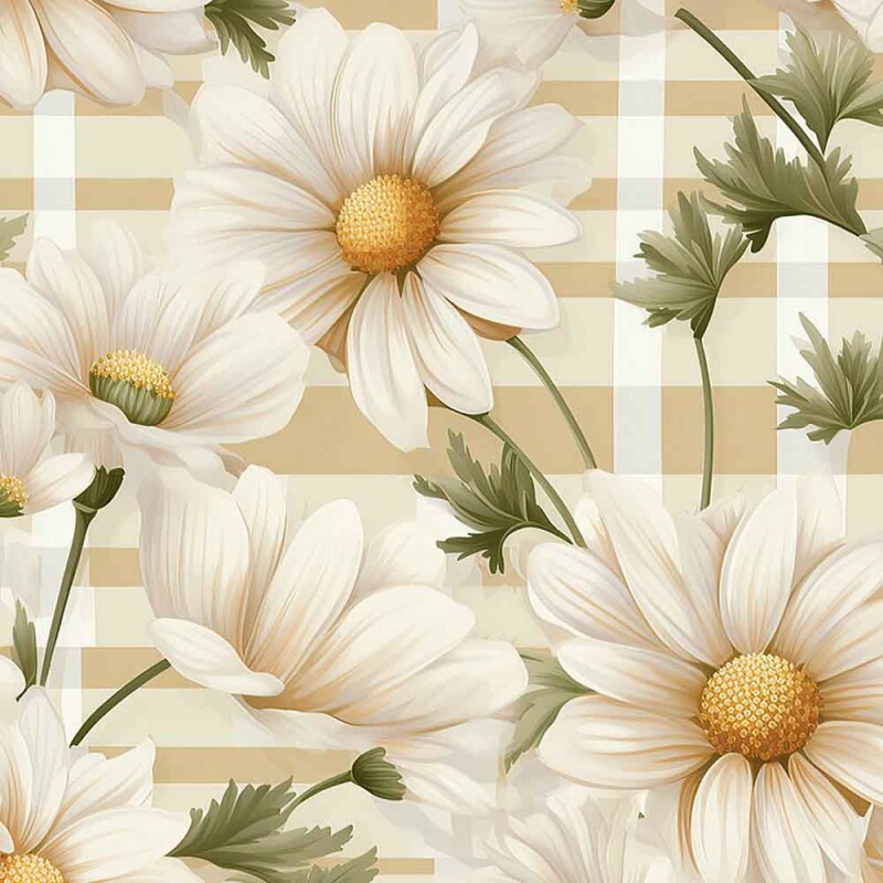 TRICOL. DAISY 01 - 100% ALGODAO DIGITAL - 84677/001D