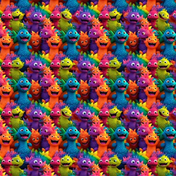 TRICOL. DINO 3 - 100% ALGODÃO DIGITAL