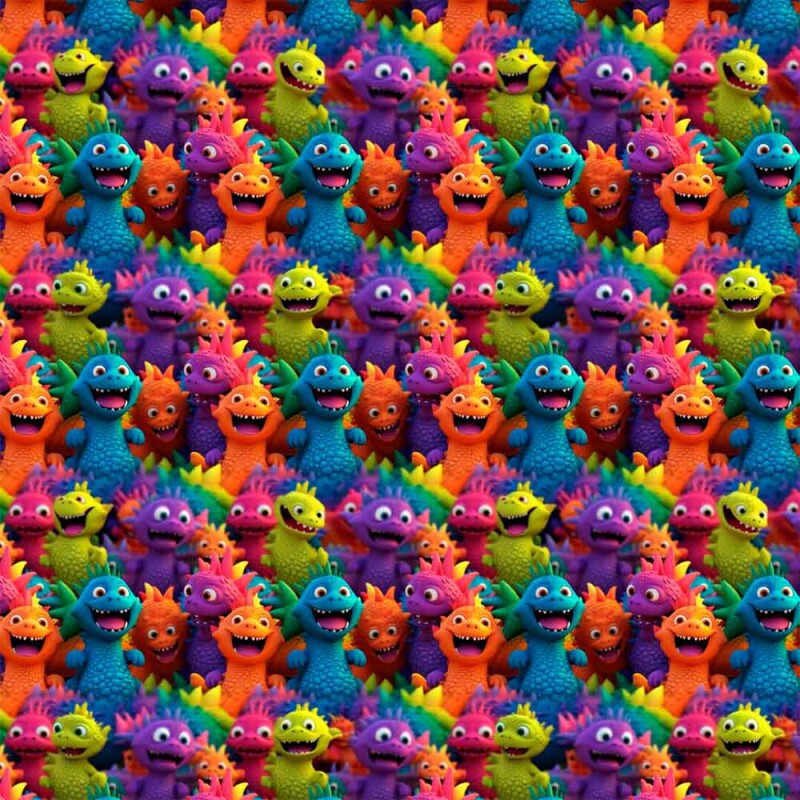 TRICOL. DINO 3 - 100% ALGODÃO DIGITAL