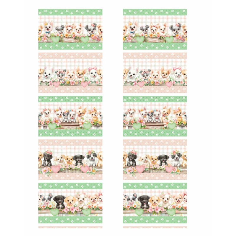 ST25 - TRICOL. BARRADO PUPPIES - 100%ALGODÃO 01995/001D