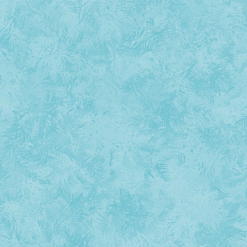 TRICOL. FOLIAGE AZUL CLARO - 100% ALGODÃO DIGITAL