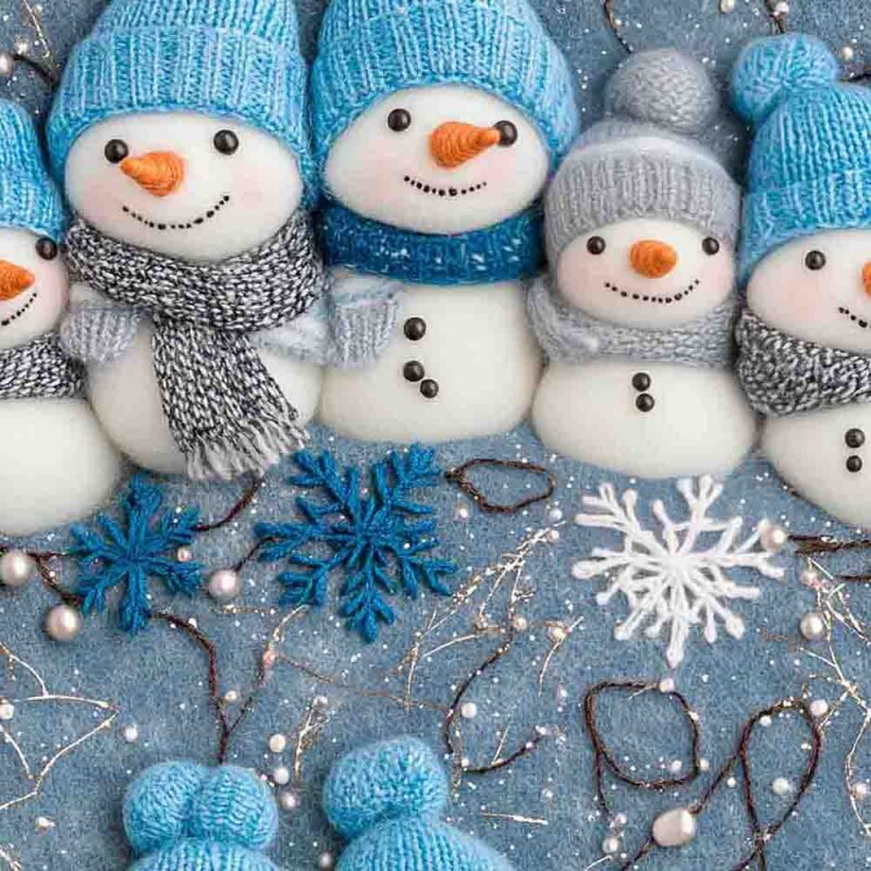 TRICOL. 100% ALGODÃO DIGITAL - COLEÇÃO SNOWMEN  SNOW 2