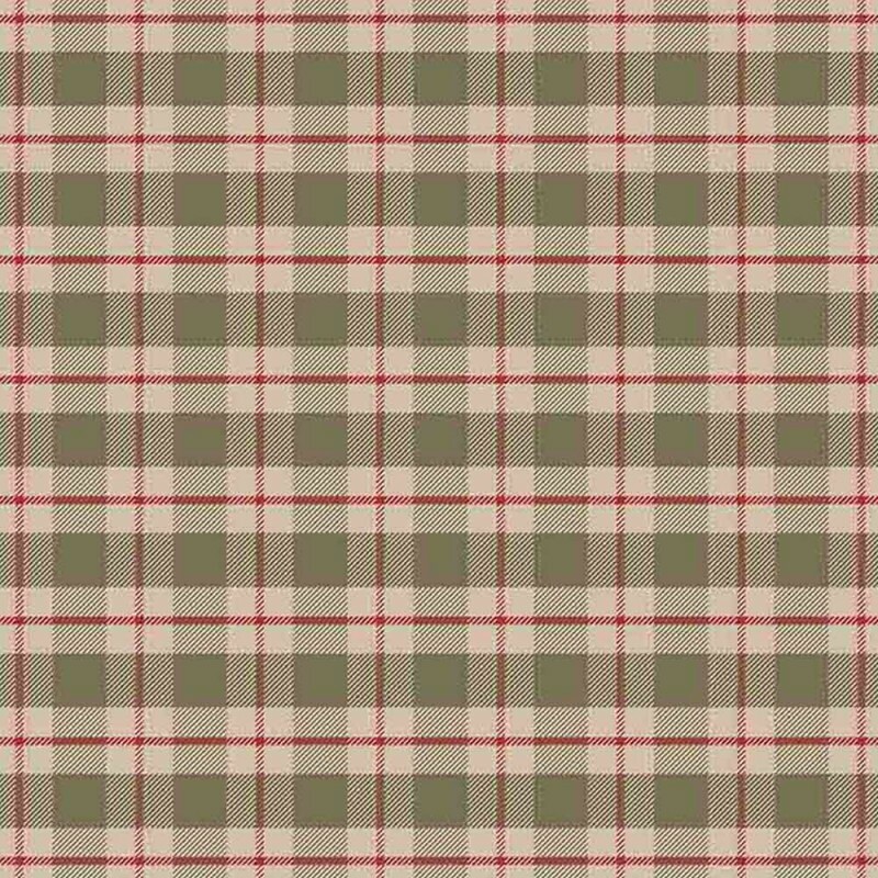 SARJA HIDRORREPELENTE XADREZ NATAL 2 - 100% ALGODÃO 00253/001