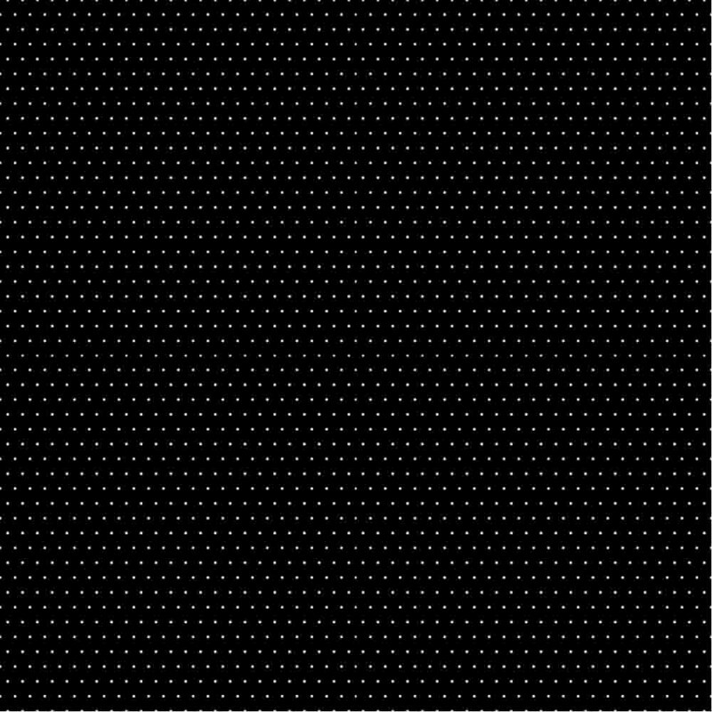 TRICOL. MICRO POÁ PRETO - 100% ALGODÃO - 68891/104
