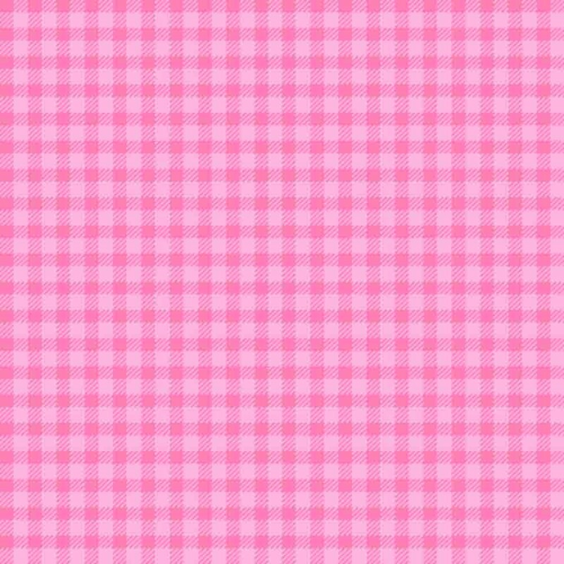 TRICOL. XADREZ ROSA - 100% ALGODÃO PREMIUM - 06906/188