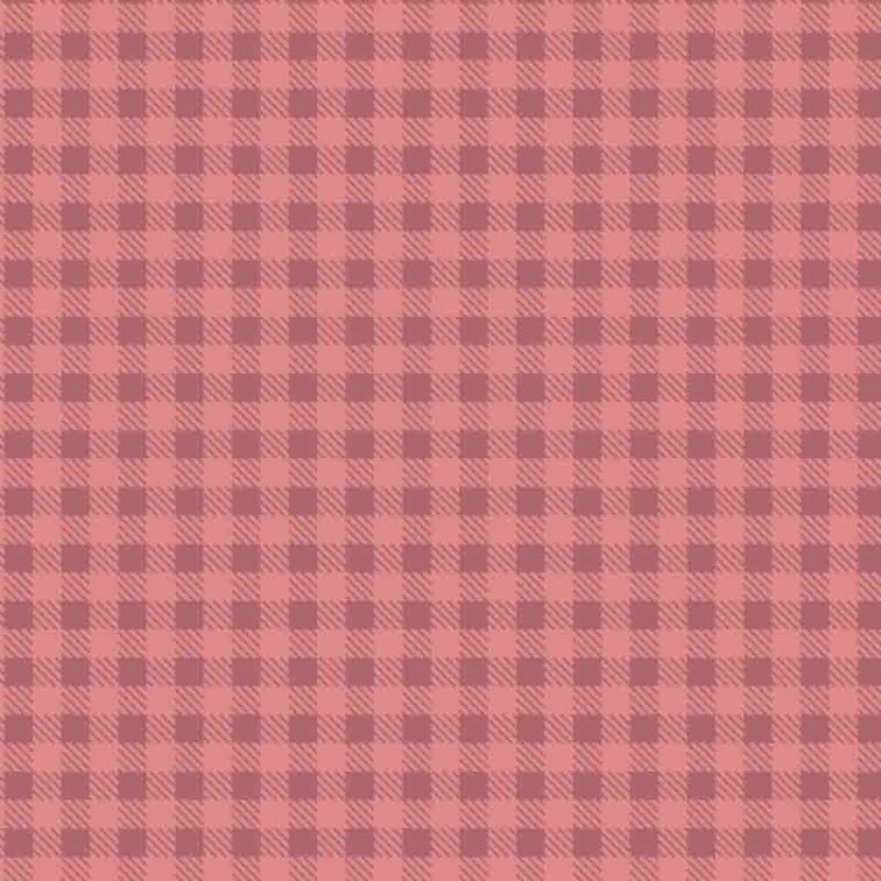 TRICOL. XADREZ ROSA ANTIGO - 100% ALGODÃO PREMIUM - 06906/193