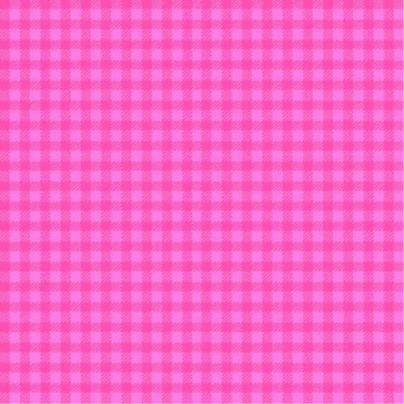 TRICOL. XADREZ PINK - 100% ALGODÃO PREMIUM - 06906/175