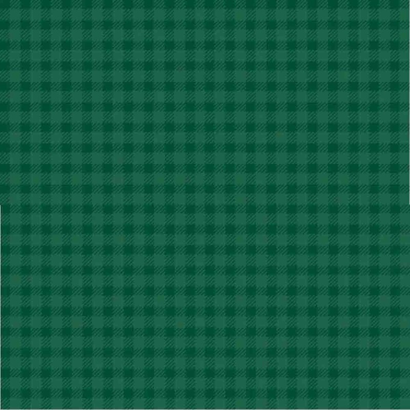 TRICOL. XADREZ VERDE FLORESTA - 100% ALGODÃO - 06906/265