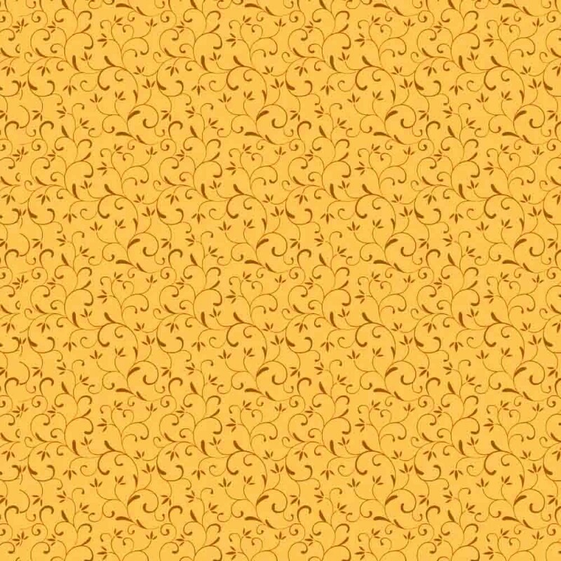 TRICOL. ARABESQUE MOSTARDA - 100% ALGODÃO 78338/41