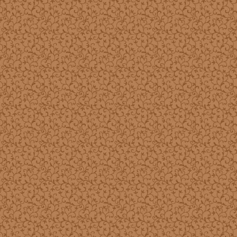 TRICOL. ARABESQUE CASTANHO - 100% ALGODÃO - 78338/57