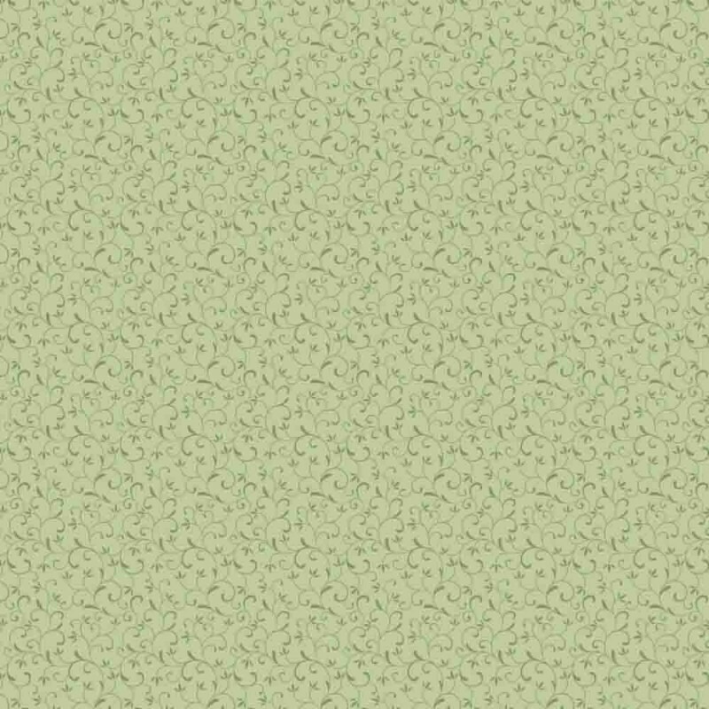 TRICOL. ARABESQUE VERDE CANA - 100% ALGODÃO 78338/47