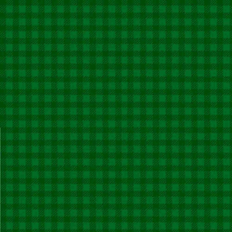 TRICOL. XADREZ VERDE - 100% ALGODÃO - 06906/181
