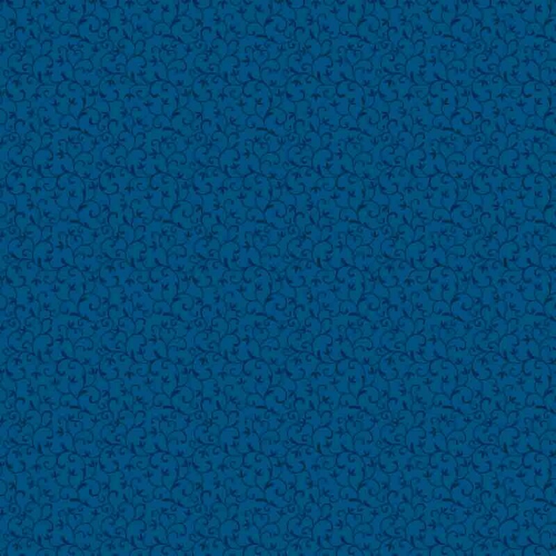 TRICOL. ARABESQUE ÍNDIGO - 100% ALGODÃO - 78338/002
