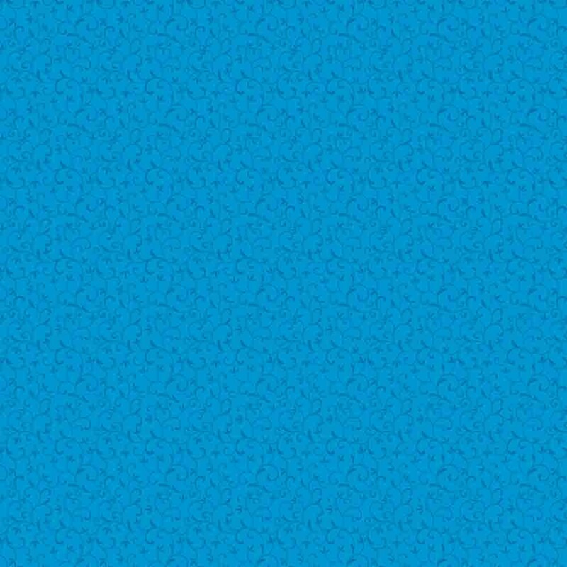 TRICOL. ARABESQUE TURQUESA - 100% ALGODÃO - 78338/014