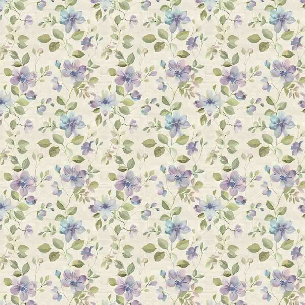 TRICOL. BLUE LAVENDER 02 - 100% ALGODÃO DIGITAL