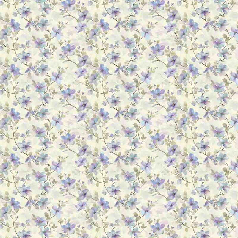 TRICOL. BLUE LAVENDER 04 - 100% ALGODÃO DIGITAL