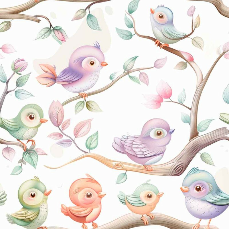 AB25 - Tricol. Coleção Birdies Dream - Mini Birdies - 92696/001D