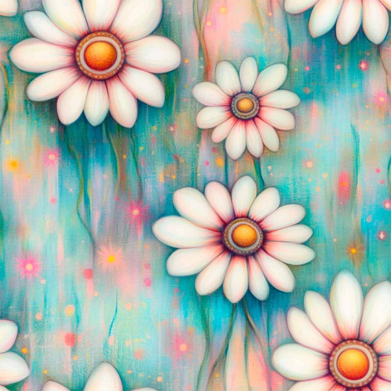 AB25 - Tricol. Coleção O Mundo Colorido de Pamela - Pam Floral 2  - 92857/001D