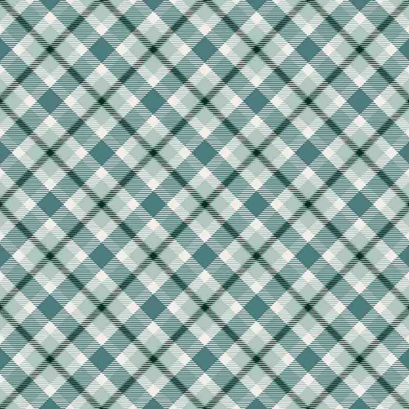 AB25 - Tricol. Coleção Winter Green  - Xadrez WG 2  - 92964/001D